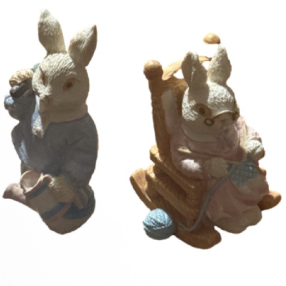 Charming Bunny Figurines Set - Picture 3 of 5